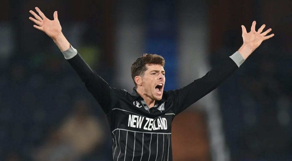 Mitchell Santner NZ 9 Oct 2023 ICC Getty Images