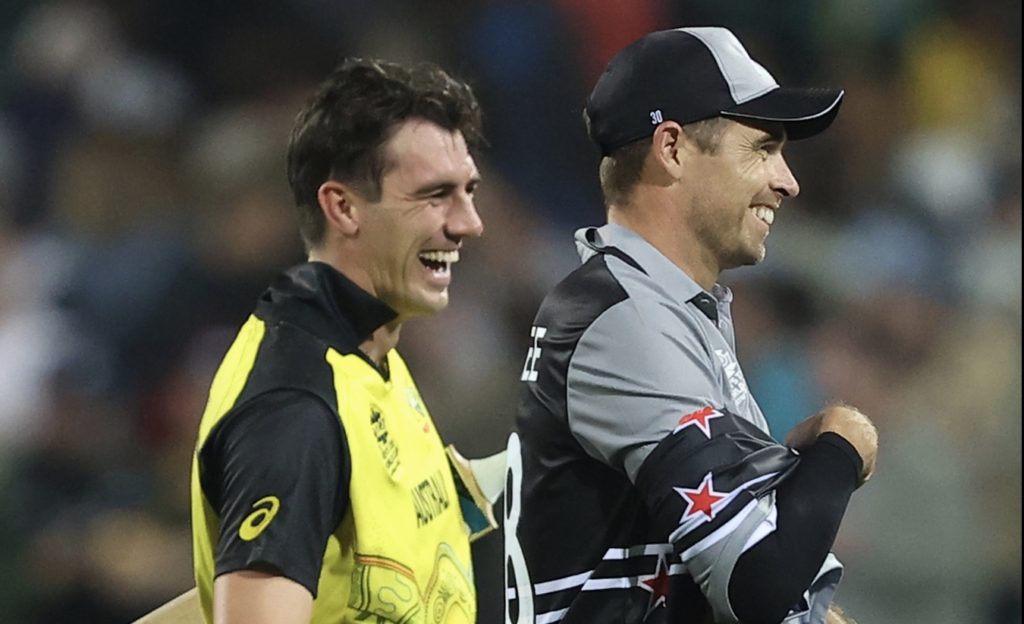 Pat Cummins Tim Southee 2022 Mark Kolbe Getty Images