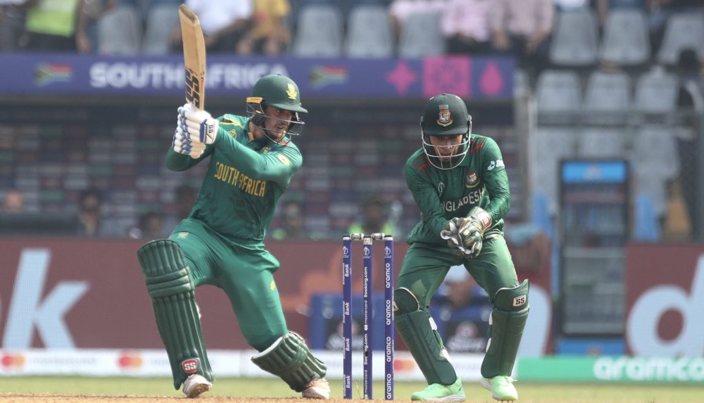 Quinton de Kock Proteas Pankaj Nangia:Gallo Images