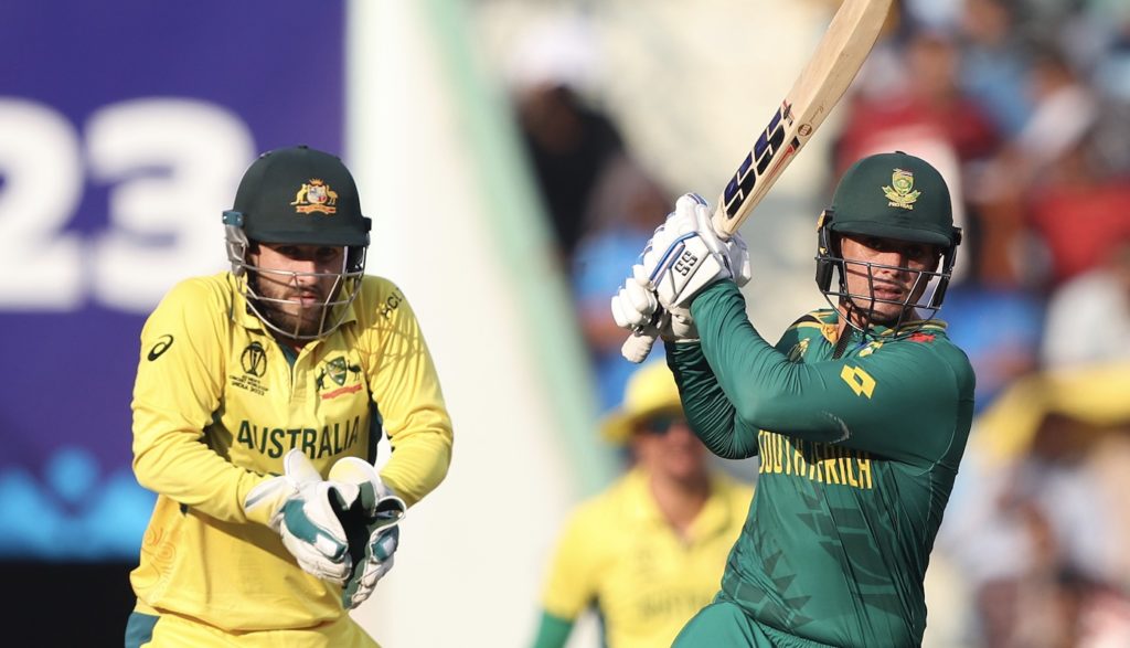 Quinton de Kock SA Aus 12 Oct 2023 Robert Cianflone Getty Images