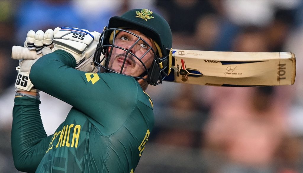 Quinton de Kock SA BAN 24 Oct 2023 Indranil Mukherjee:AFP