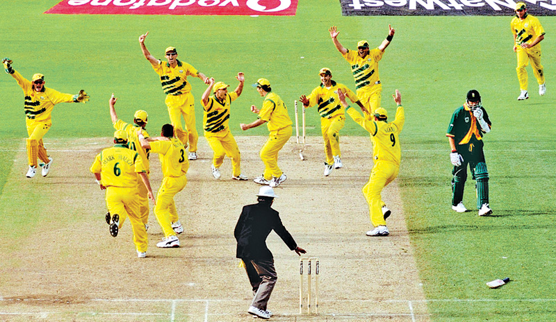 Allan Donald run out 1999 World Cup