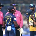 Angelo Mathews umpires timed out Arun Sankar AFP