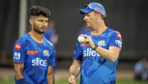 Arshad Khan and Shane Bond
