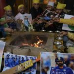 India fans pray 18 November 2023 Narinder Nanu AFP