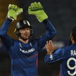 Jos Buttler Adil Rashid 8 Nov 2023 Gareth Copley Getty Images