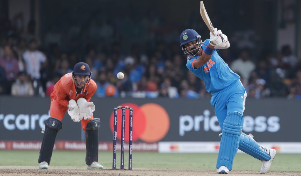 KL Rahul India 12 Nov 2023 Surjeet Yadav Getty Images