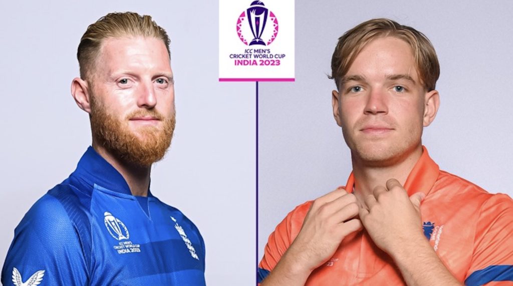 LIVE- England vs Netherlands (2023 CWC)