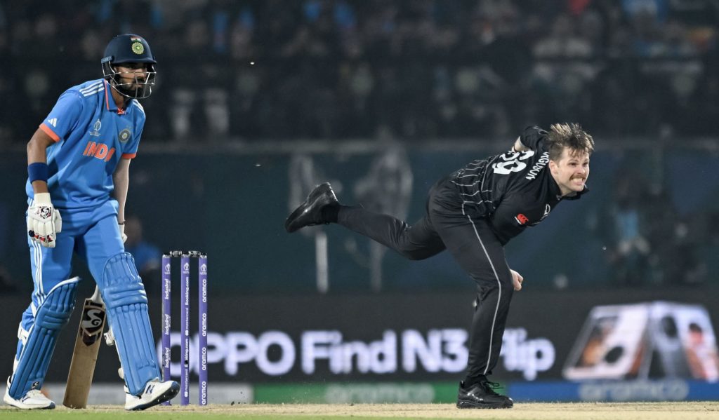 Lockie Ferguson NZ 22 Oct 2023 Money Sharma AFP