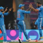 Mohammed Shami 2 Nov 2023 Surjeet Yadav Getty Images