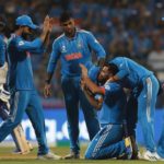 Mohammed Shami India record 2 Nov 2023 Surjeet Yadav Getty Images