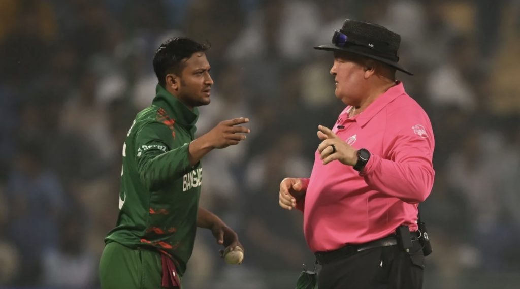 Shakib Al Hasan Marais Erasmus 6 Nov 2023