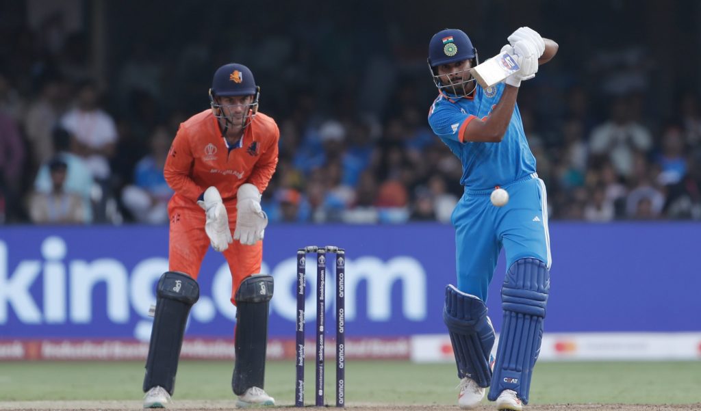 Shreyas Iyer India 12 Nov 2023 Surjeet Yadav Getty Images