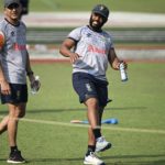 Temba Bavuma practice 13 Nov 2023 Dibyangshu Sarkar AFP