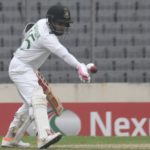 Mushfiqur Rahim handles ball