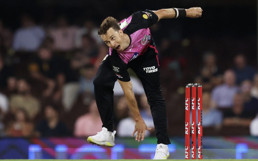 Tom Curran BBL 3 Dec 2023 Matt King Getty Images