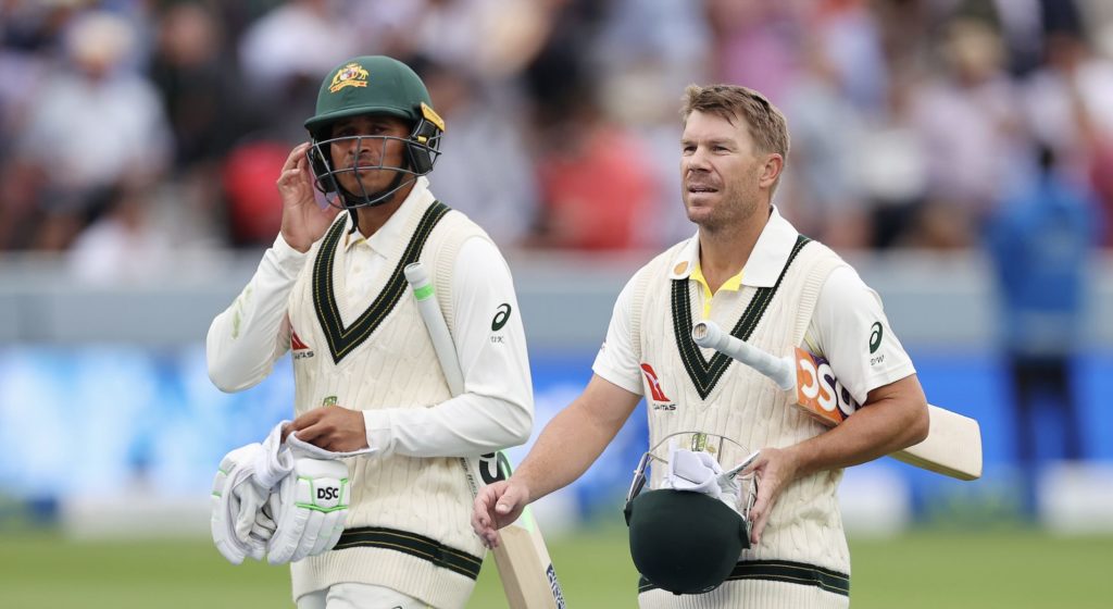 Usman Khawaja David Warner 2023 Ryan Pierse Getty Images