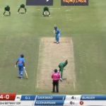 Watch Burger's first ODI wicket