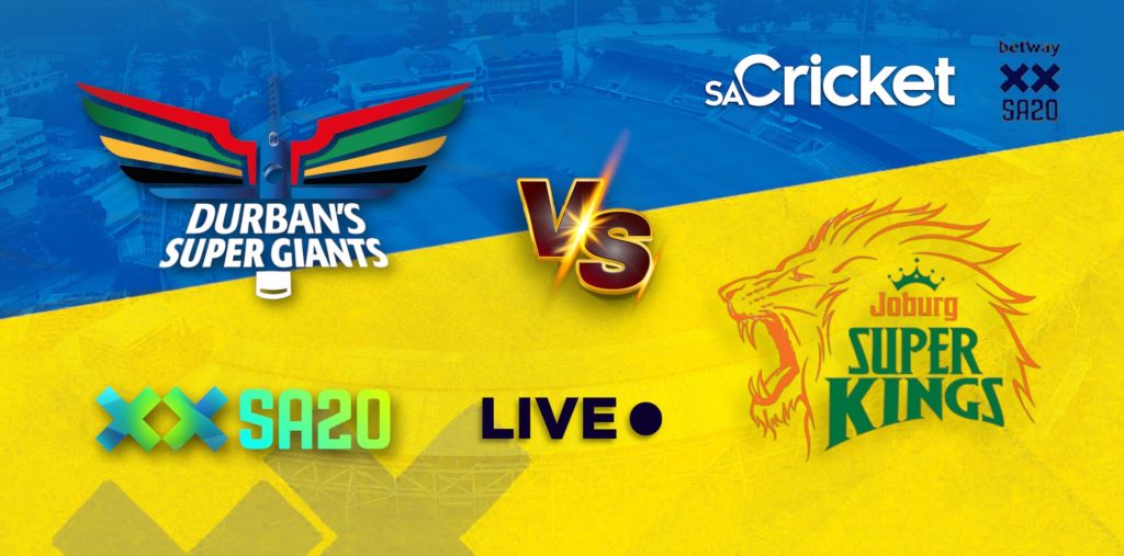 RECAP: Durban's Super Giants vs Joburg Super Kings (SA20)