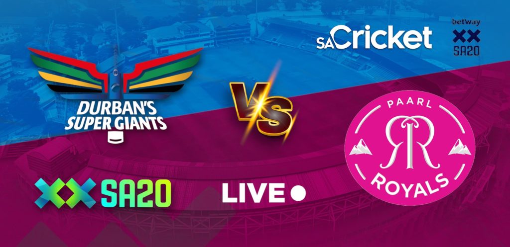 RECAP: Durban's Super Giants vs Paarl Royals (SA20)