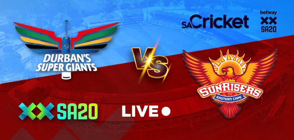 RECAP: Durban's Super Giants vs Sunrisers Eastern Cape (SA20)