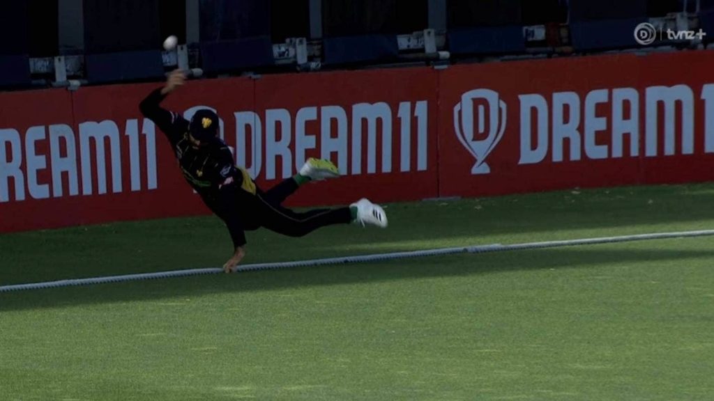 Watch: Incredible catch assist