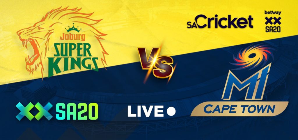 RECAP: Joburg Super Kings vs MI Cape Town (SA20)