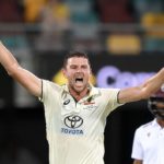 Josh Hazlewood 26 Jan 2024 Bradley Kanaris Getty Images