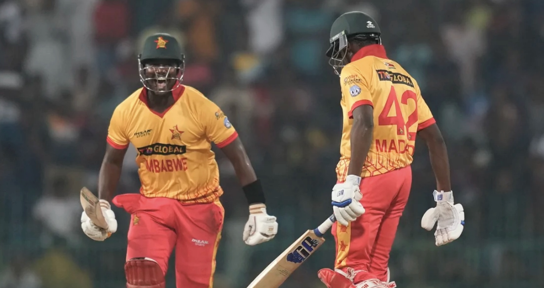 Zimbabwe celebrate historic T20I win