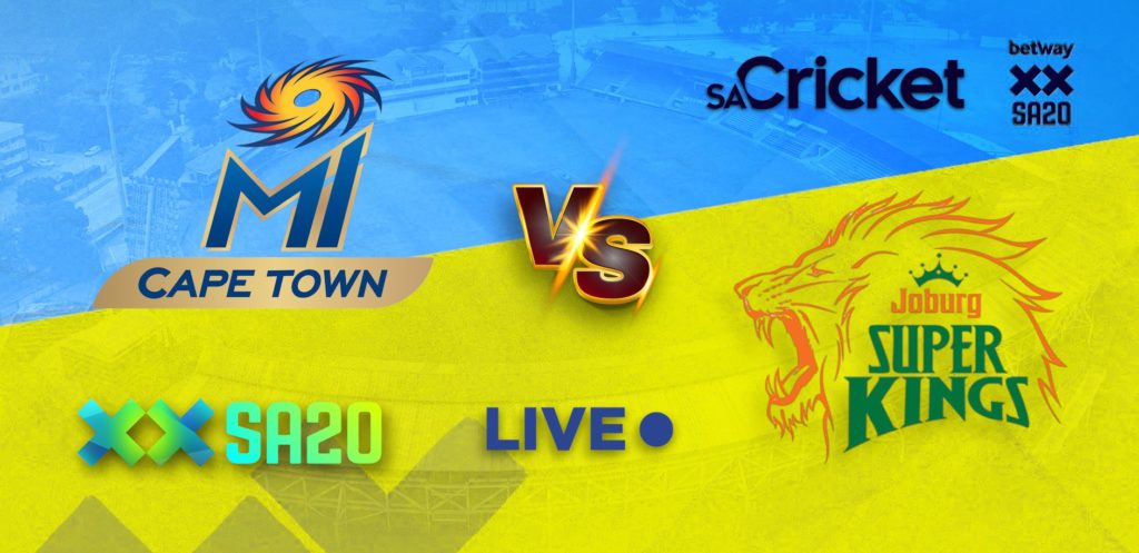 RECAP: MI Cape Town vs Joburg Super Kings (SA20)