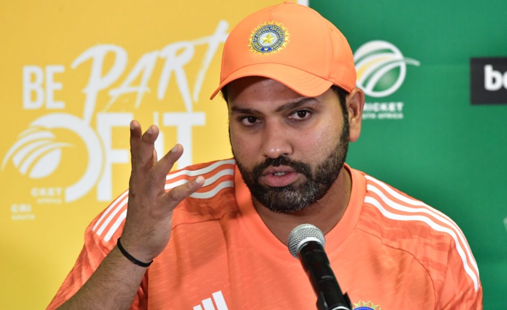 Rohit Sharma presser 28 Dec 2023 Sydney Seshibedi Gallo Images