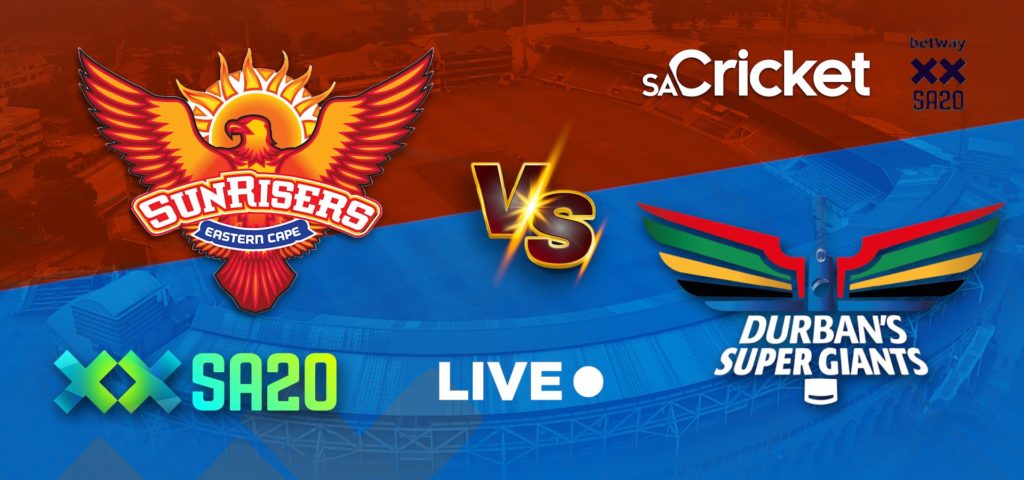 RECAP: Sunrisers Eastern Cape vs Durban's Super Giants (SA20)