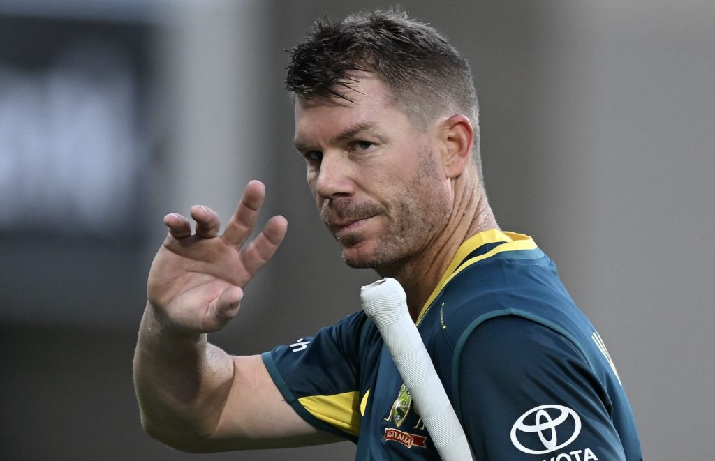 David Warner 9 Feb 2024 Steve Bell Getty Images