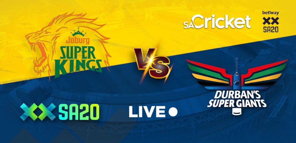 RECAP: Joburg Super Kings vs Durban's Super Giants (SA20)