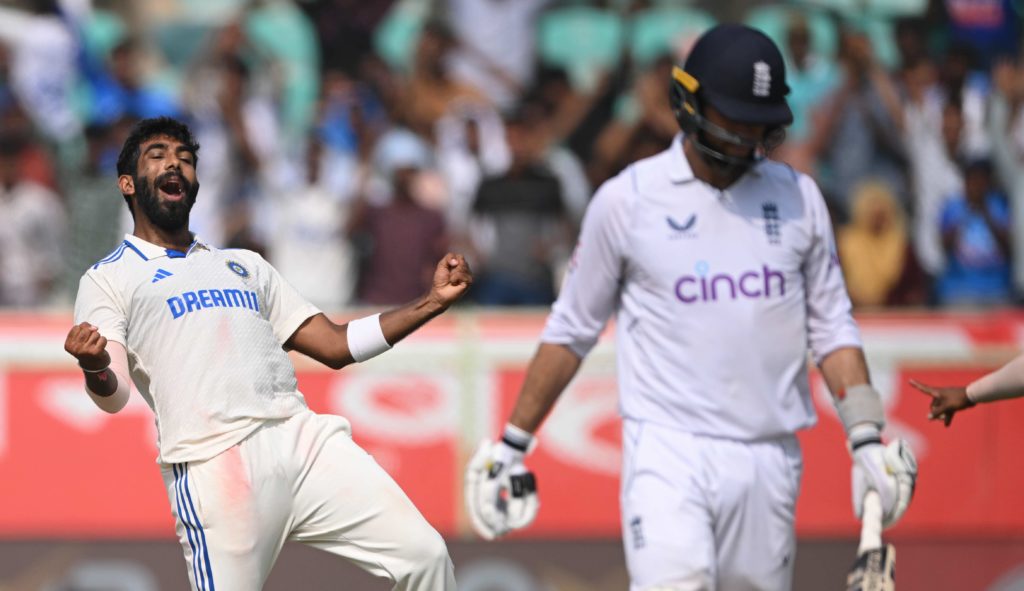 Jasprit Bumrah 5 Feb 2024 Stu Forster Getty Images