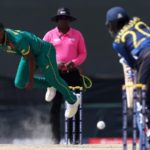 Kwena Maphaka bowls 2 Feb 2024 Michael Steele ICC Getty Images