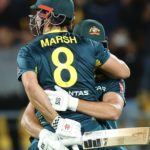 Mitchell Marsh Tim David 21 Feb 2024 Hagen Hopkins Getty Images