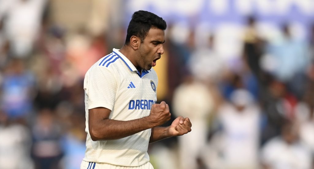 Ravichandran Ashwin 25 Feb 2024 Gareth Copley Getty Images