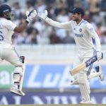 Shubman Gill Dhruv Jurel 26 Feb 2024 Gareth Copley Getty Images