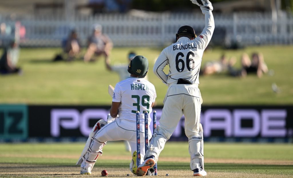 Zubayr Hamza bowled 5 Feb 2024 Joe Allison Getty Images