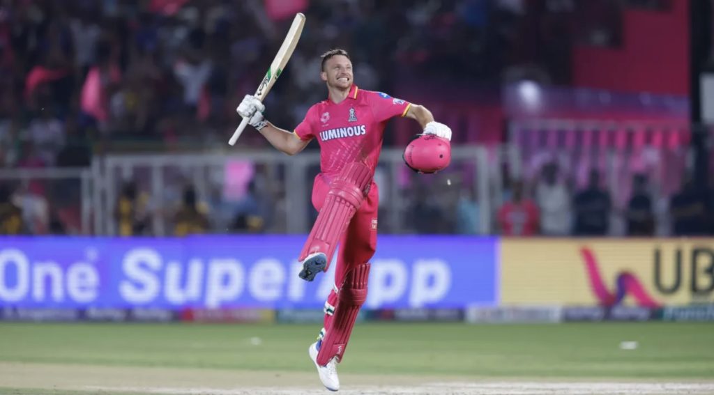 Jos Buttler 100 IPL 6 Apr 2024