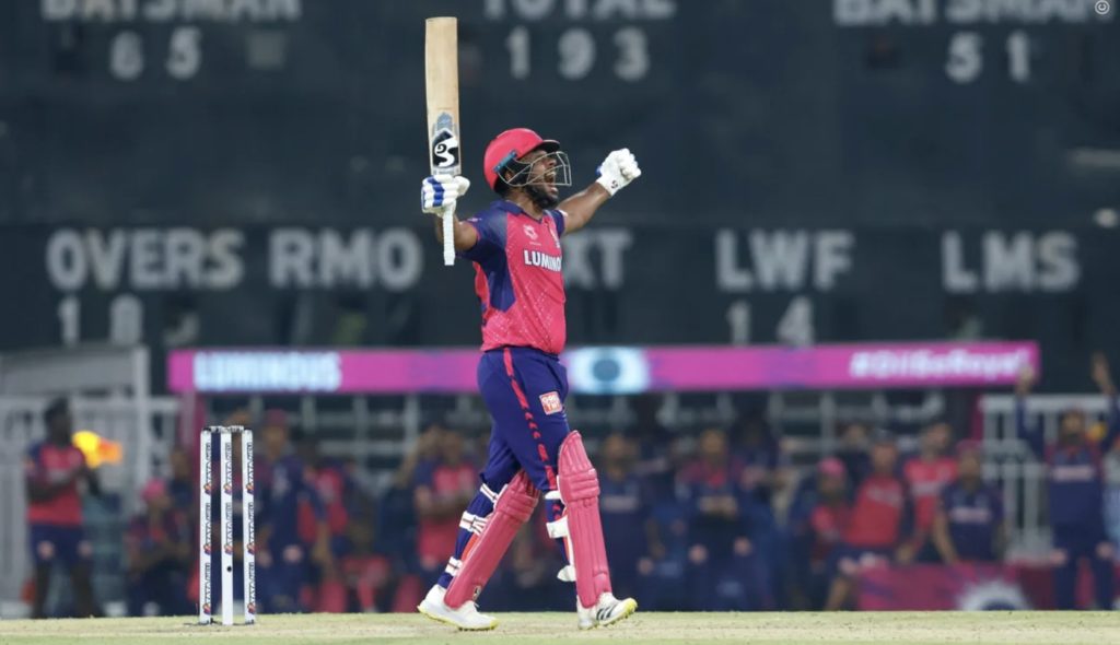 Sanju Samson 27 Apr 2024 BCCI