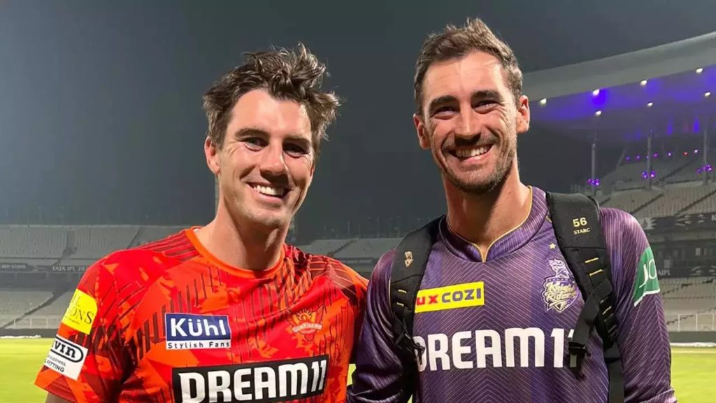 Pat Cummins Mitchell Starc IPL 2024