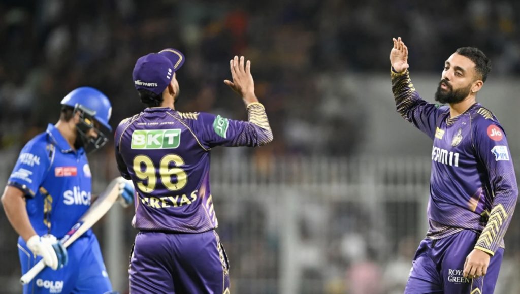 Varun Chakravarthy Rohit Sharma 11 May 2024