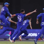 Afghanistan celebrate victory 24 June 2024
