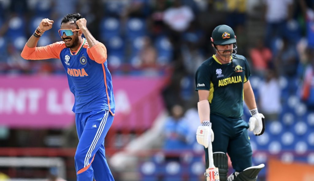 Axar Patel 24 June 2024 Gareth Copley Getty Images
