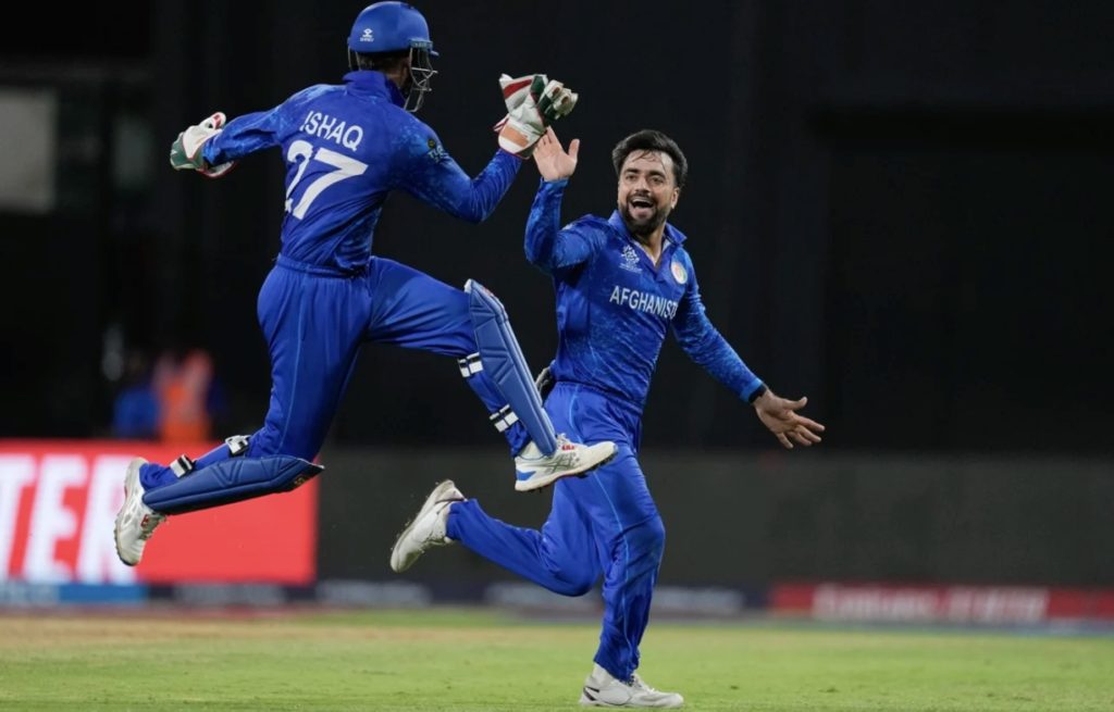 Rashid Khan celebrates 24 June 2024
