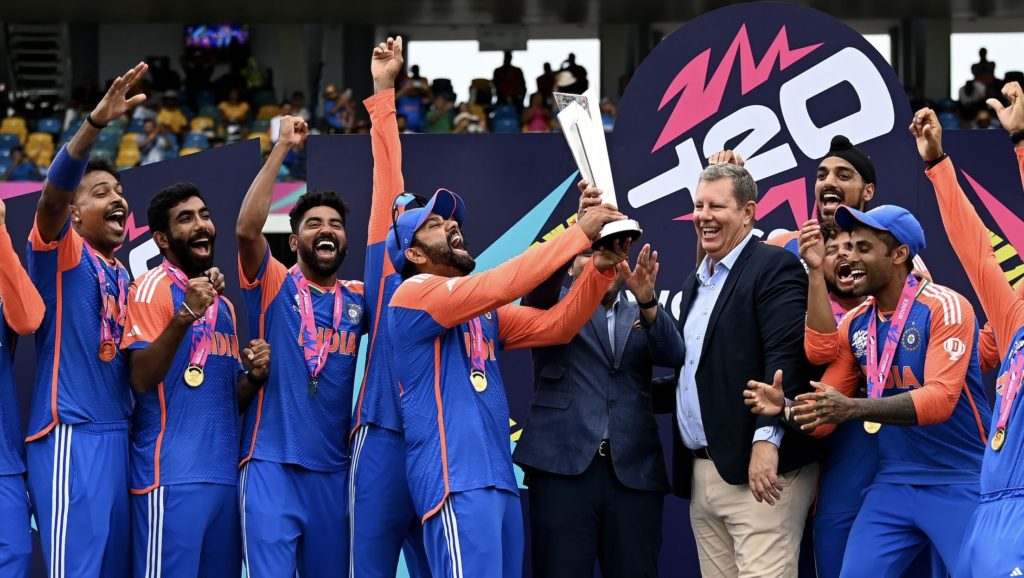 Rohit Sharma 29 June 2024 Gareth Copley Getty Images