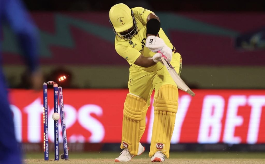 Ronak Patel bowled 3 June 2024 ICC Getty Images