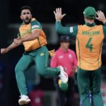 Tabraiz Shamsi celebrates 2 23 June 2024
